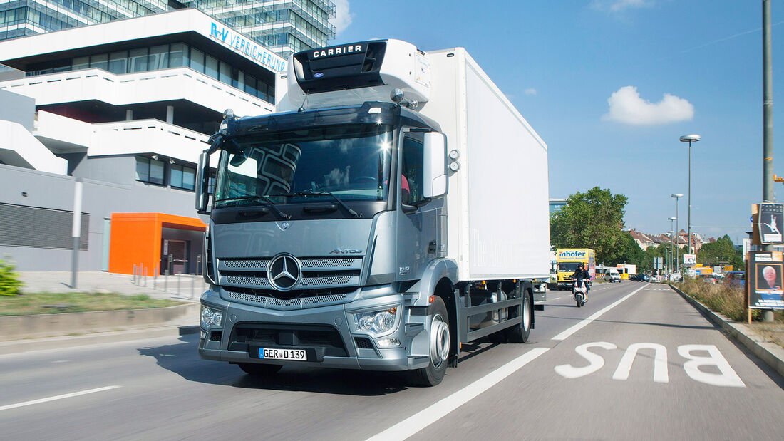 Geräusch-Richtlinie, Verkehrslärm, Mercedes, Carrier