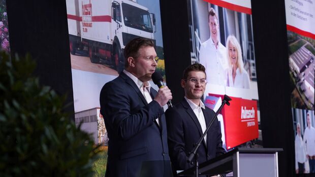 Geschäftsfüher Eugen Markus Hirsch mit Sohn Hannes Hirsch