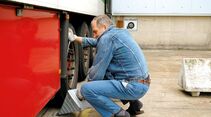 Gesundheit, Berufskrankheiten, Fahrer an Trailerachse