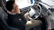 Gesundheit, Berufskrankheiten, Fahrer in Fahrerkabine