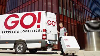 Go! Express & Logistics, Zusteller, Pakete, letzte Meile