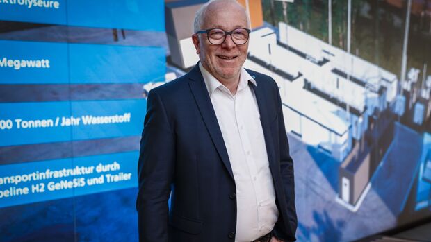 Green Hydrogen Hub der Stadtwerke Stuttgart, Frank Hägele, Leiter Geschäftsfeldentwicklung und Innovation bei den Stadtwerken Stuttgart