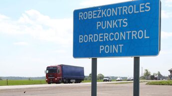 Grenzgebiet von Estand zu Russland