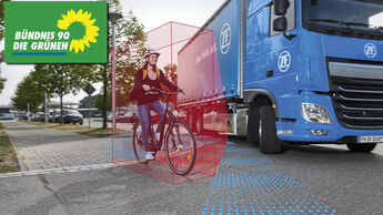 Grüne, Abbiegeassistent, Fahrverbot