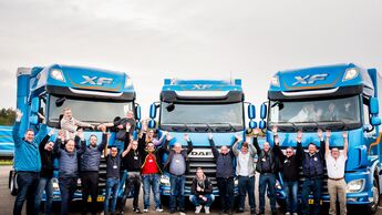 Gruppenbild Fahrerstimmen DAF XF