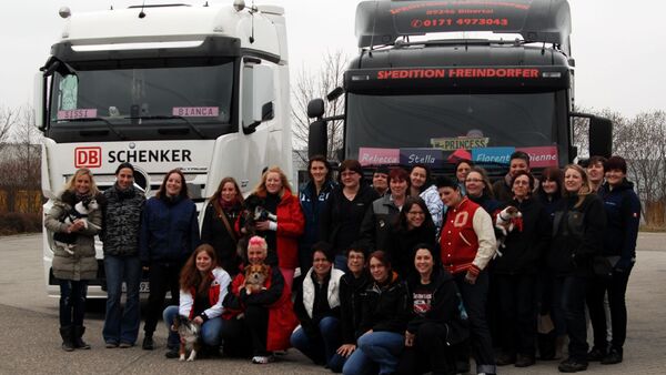 Günzburg, Autohof, Lkw-Fahrerinnen-Treff