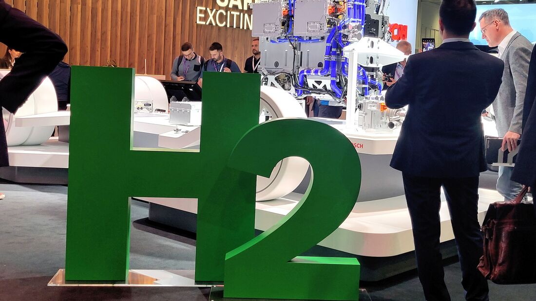 H2-Motor von Bosch auf der IAA Transportation 2022