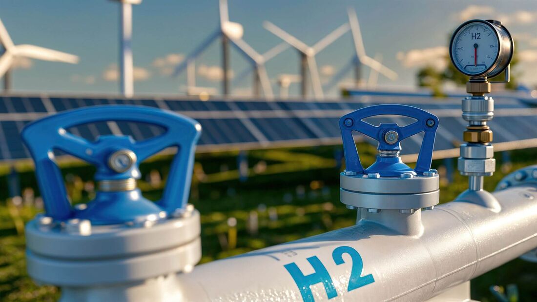 H2-Pipeline zum Transport von Wasserstoff