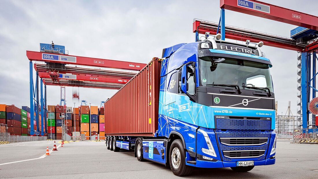 HHLA-Tochter CTD setzt auf E-Lkw von Volvo