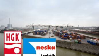 Hafen, Container, Neska, HGK, Montage