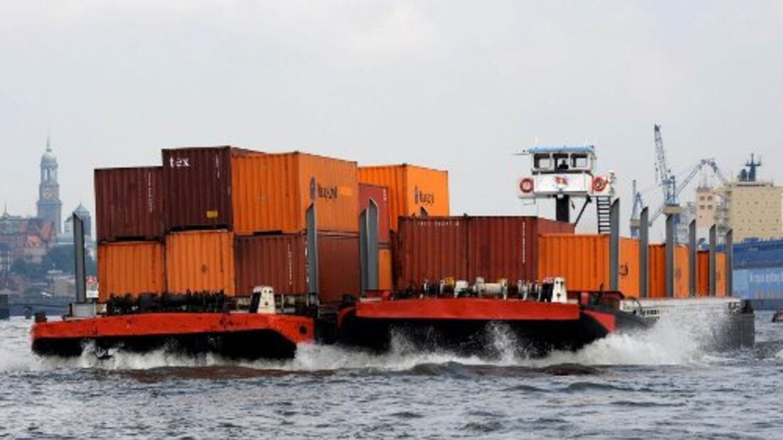 Hamburger Hafen: Rekord bei Binnenschifffahrt