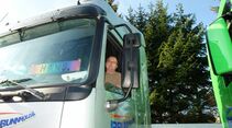 Hans Wilhelm im Lkw