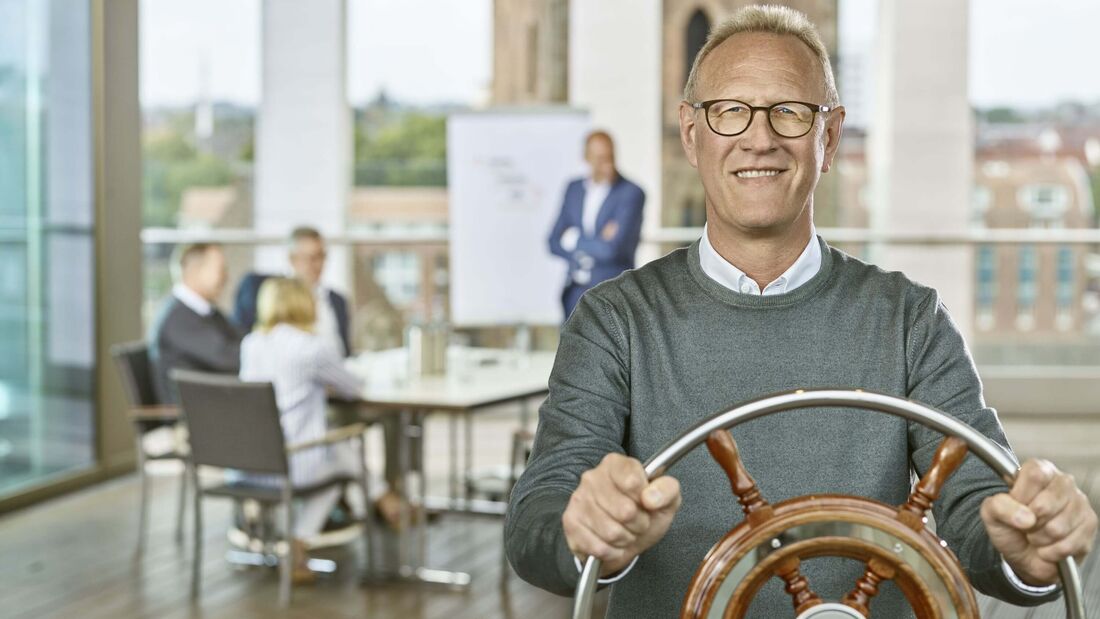 Hat das Ruder fest in der Hand: Frank Dreeke