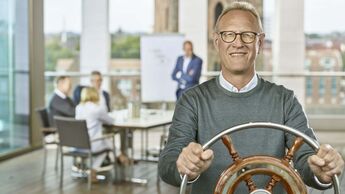 Hat das Ruder fest in der Hand: Frank Dreeke