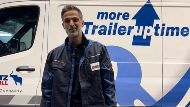 Hatip Olcay, Service- und Kältemaschinen-Spezialist, betreibt den ersten Schmitz Cargobull Service-Van.
