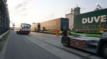 Helrom-Ganzzug für Audi, Container-Terminal Regensburg