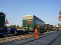 Helrom-Ganzzug für Audi, Container-Terminal Regensburg