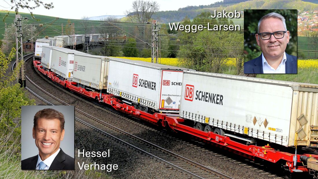 Hessel Verhage und Jakob Wegge-Larsen, DB Schenker