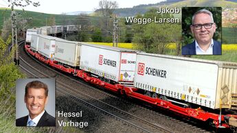 Hessel Verhage und Jakob Wegge-Larsen, DB Schenker