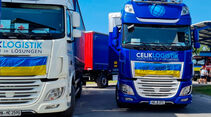 Hilfstransport in die Ukraine Celik Transport