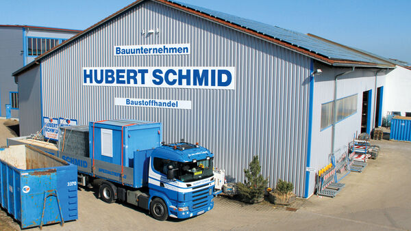 Hubert Schmid Gruppe, Bauunternehmen, Baustoffhandel