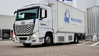 Hylane-Lkw versorgt Filmsets für Maier Bros.