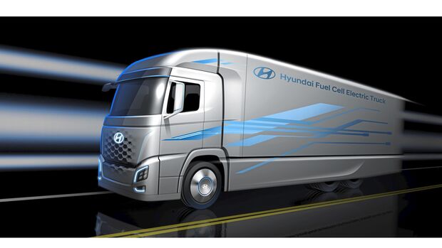 Hyundai FCEV Brennstoffzellen-Lkw Brennstoffzelle IAA 2018 Xcient