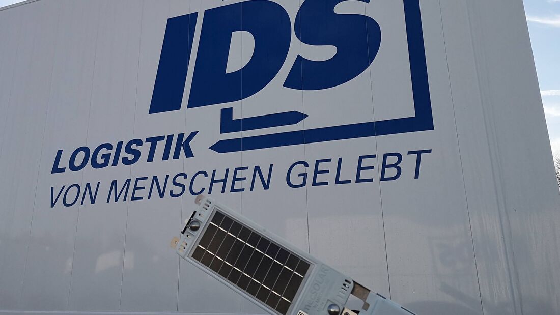 IDS Logistik setzt auf solarbetriebene GPS-Module.