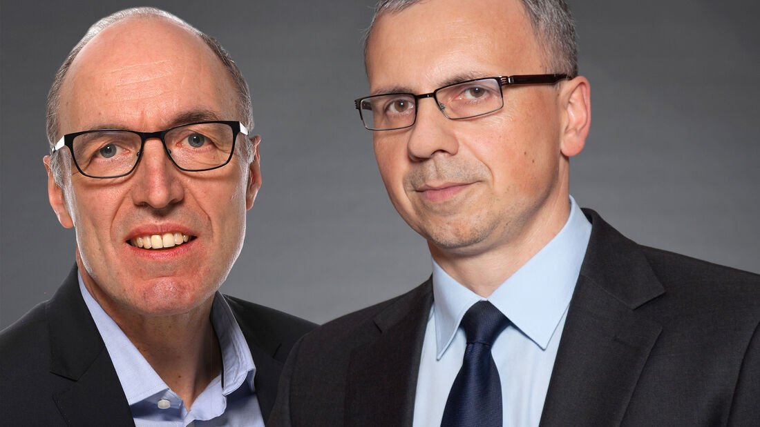 Im DB Cargo-Vorstand: Pierre Timmermans (links) und Marek Staszek.