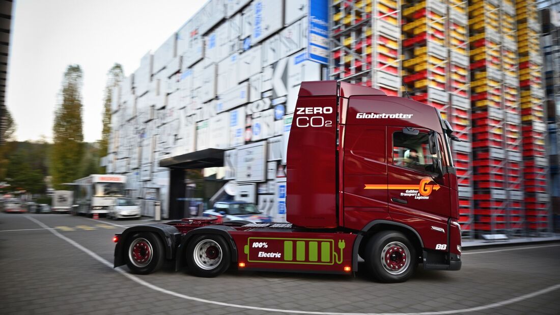 Im Projekt eHaul vertreten: Der Semi 40 E von Futuricum. Elektrolkw für den Güterfernverkehr.