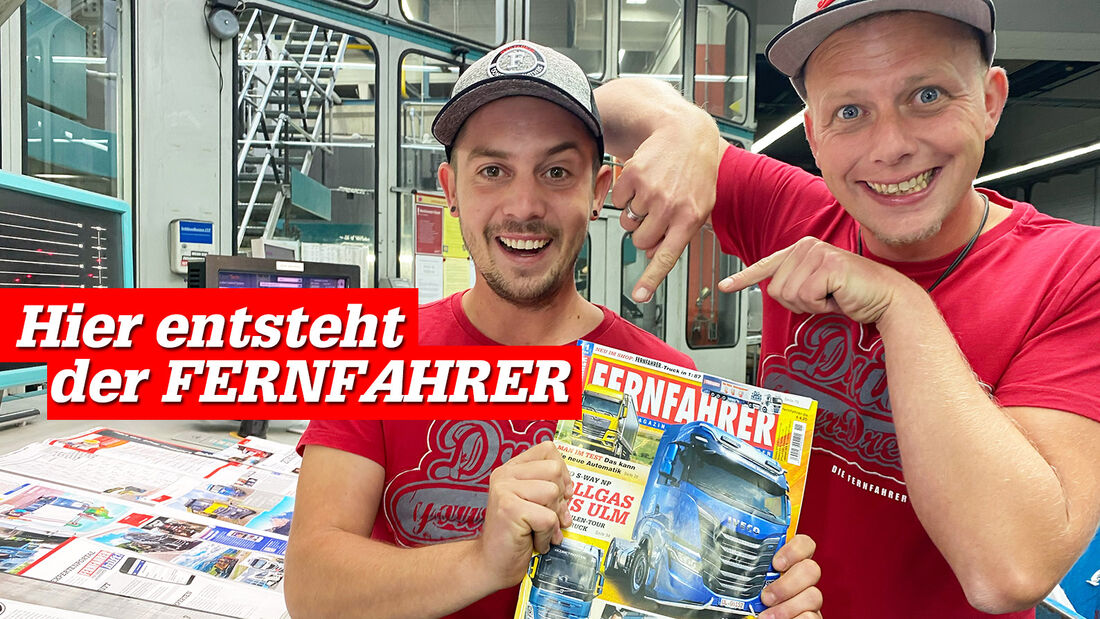 In der Druckerei Dierichs wird der FERNFAHRER gedruckt