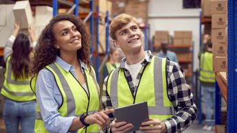 Industrie, Lagerhaus, Logistik, Personal,  men at work, working, Iinteilungen,  Business, Lagerung, Interieur, managen,  manage, Vorgesetzter
