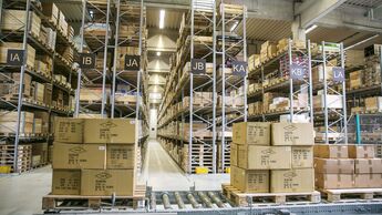 Innenansicht Logistikimmobilie