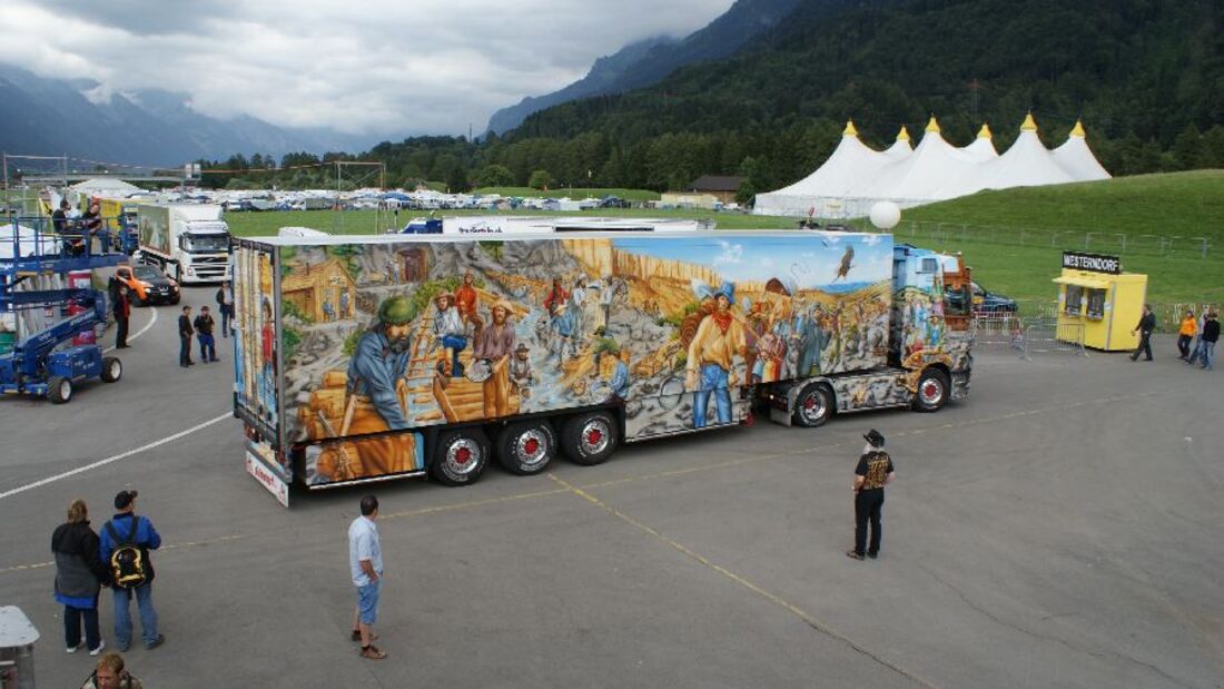 Interlaken 2011, Truckerfestival, LKW, Fernfahrer
