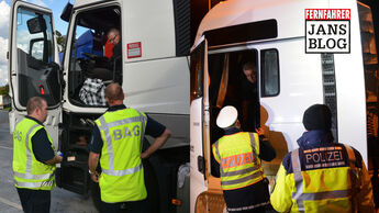 Jans Blog, Lkw-Kontrollen, BAG, Polizei