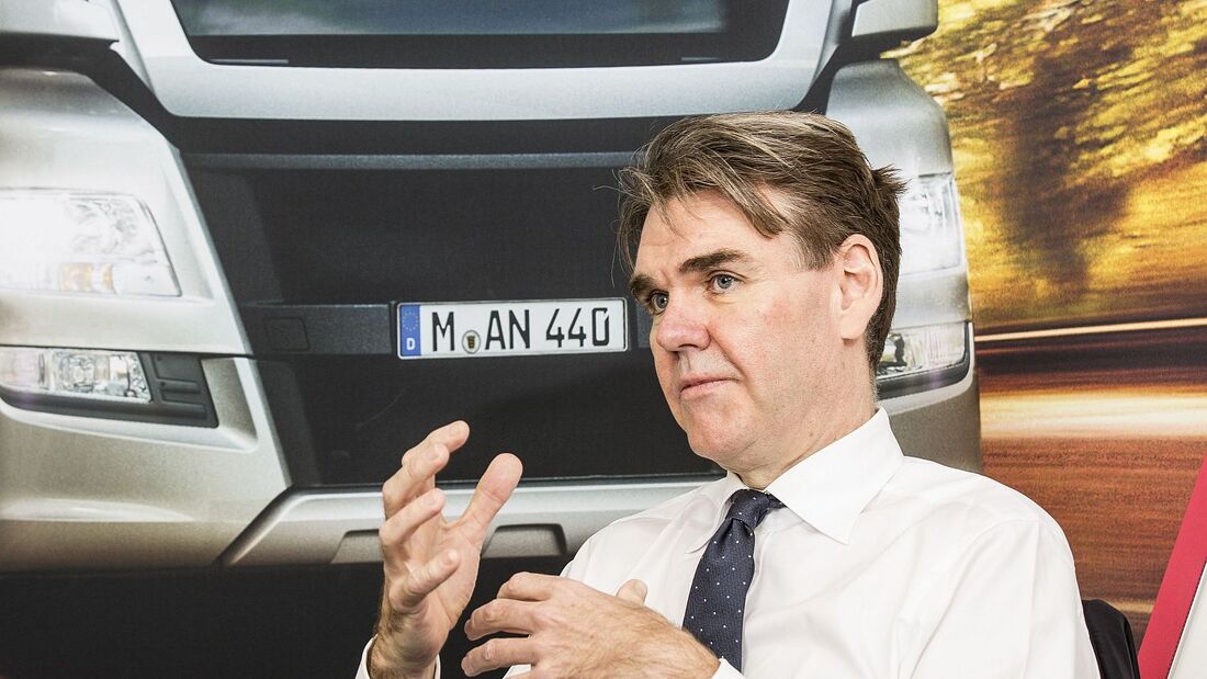 Joachim Drees, Vorstandsvorsitzender von MAN