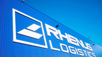 Jubiläum, Logistik-konzern – Rhenus, Logo