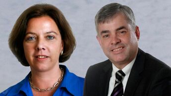 Jutta Knell, Hubert Valder, DSVL Geschäftsführer