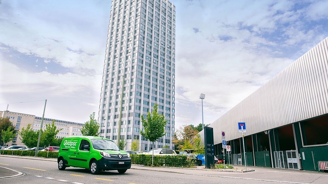 KEP-Transporter von Quickpac in der Schweiz