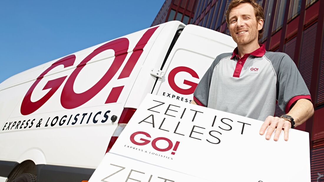 KEP-Zusteller von Go Express & Logistics
