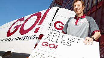 KEP-Zusteller von Go Express & Logistics