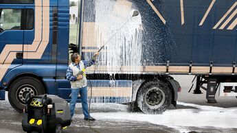 Kärcher stellt auf der Nutzfahrzeugmesse NUFAM 2017 in Karlsruhe vom 28.09.2017 bis zum 1.10.2017 sein Produktportfolio vor. 