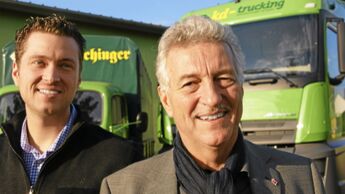 Karlkristian Dischinger links Karlhubert Dischinger rechts Karl Dischinger Logistikdienstleister Ehrenkirchen
