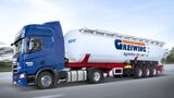 Kippsilo, 60 Kubik, das Greiwing für Food-Transporte einsetzt