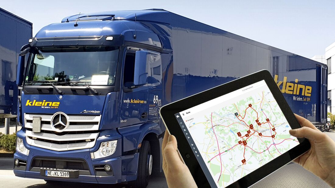 Kleine Spedition nutzt Active Smart Tour
