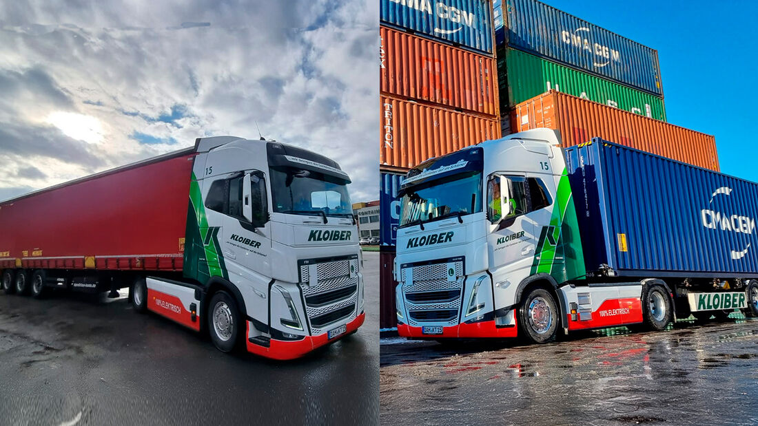 Kloiber, E-Lkw, Containerlogistik