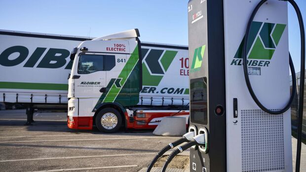 Kloiber fährt MAN eTGX in der Inbound-Logistik für MAN.