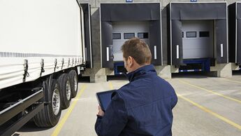 Knorr Bremse, Trailer, Hub, Laderampe, Tablet
