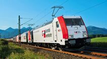 Kombiverkehr, Schiene, Zug, Eisenbahn, Kombinierter Verkehr