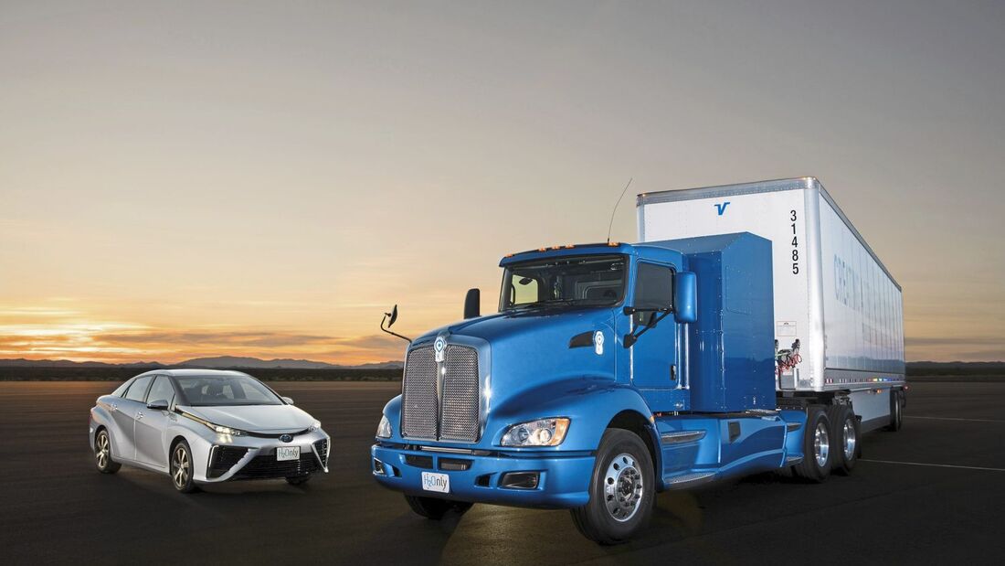 Konzept Lkw USA Toyota Brennstoffzelle